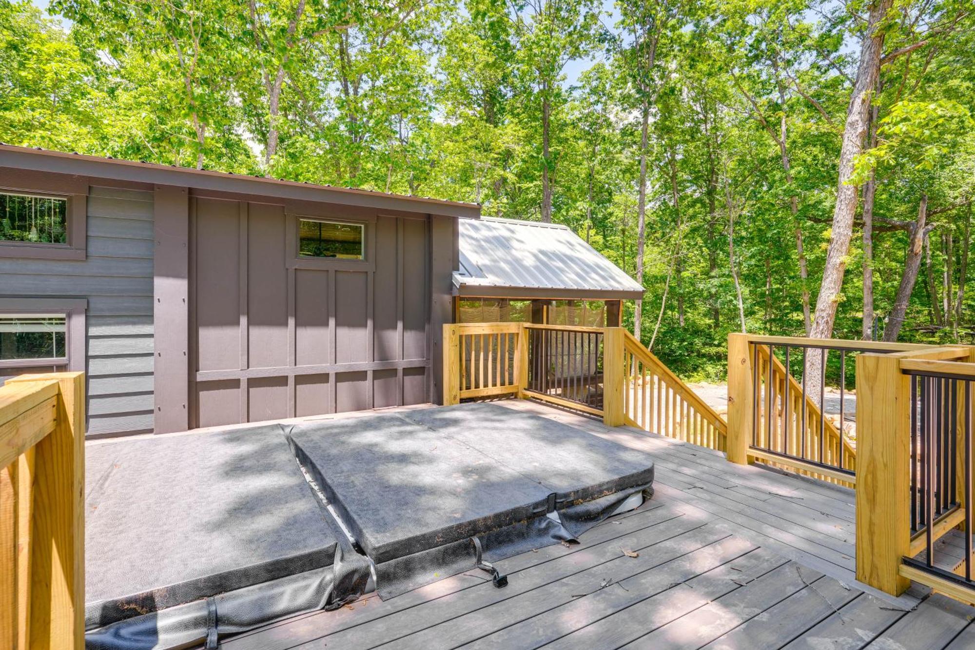 Monteagle Cabin With Swim Spa, Sauna And Fire Pit! Exterior foto