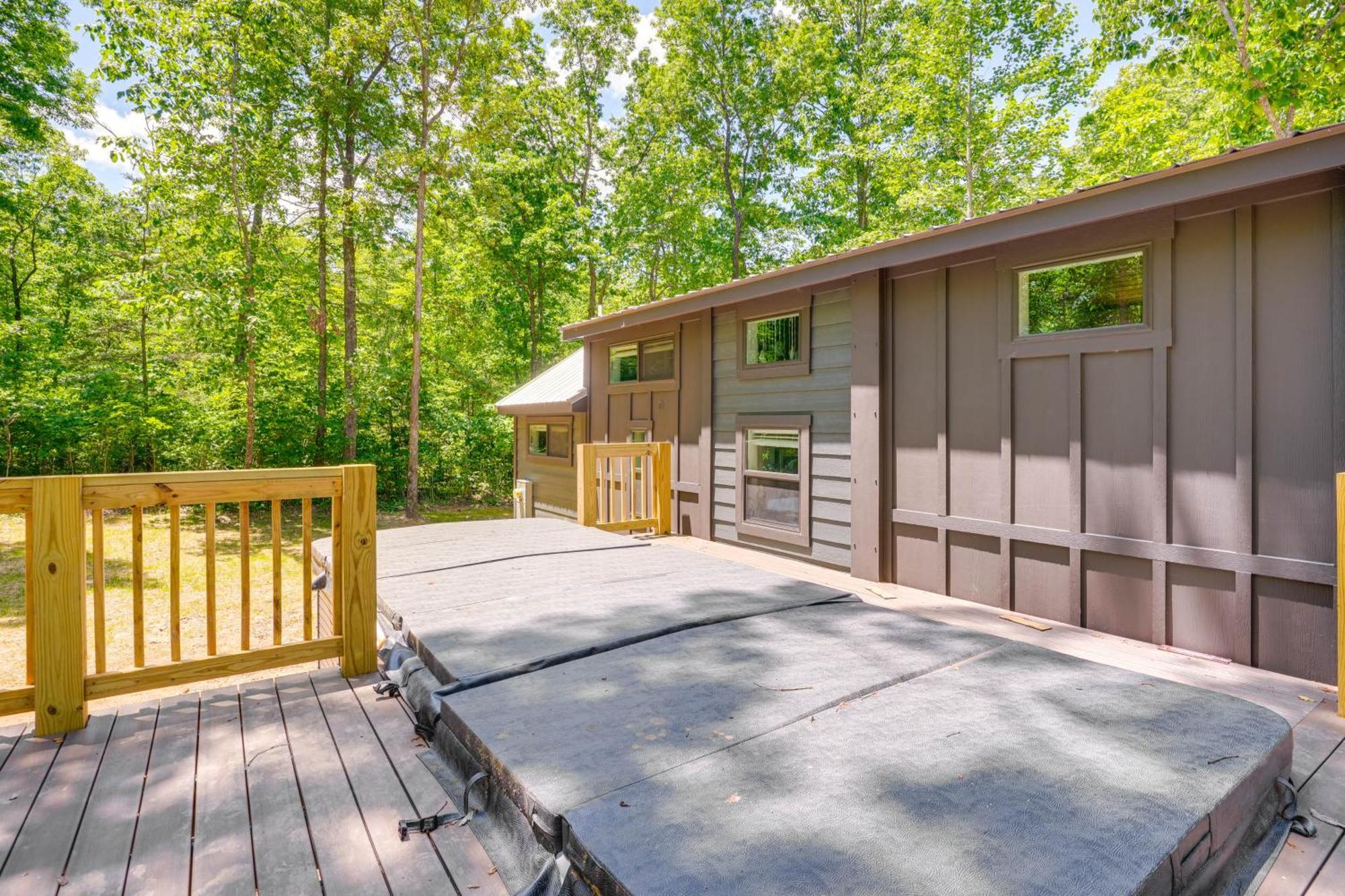 Monteagle Cabin With Swim Spa, Sauna And Fire Pit! Exterior foto