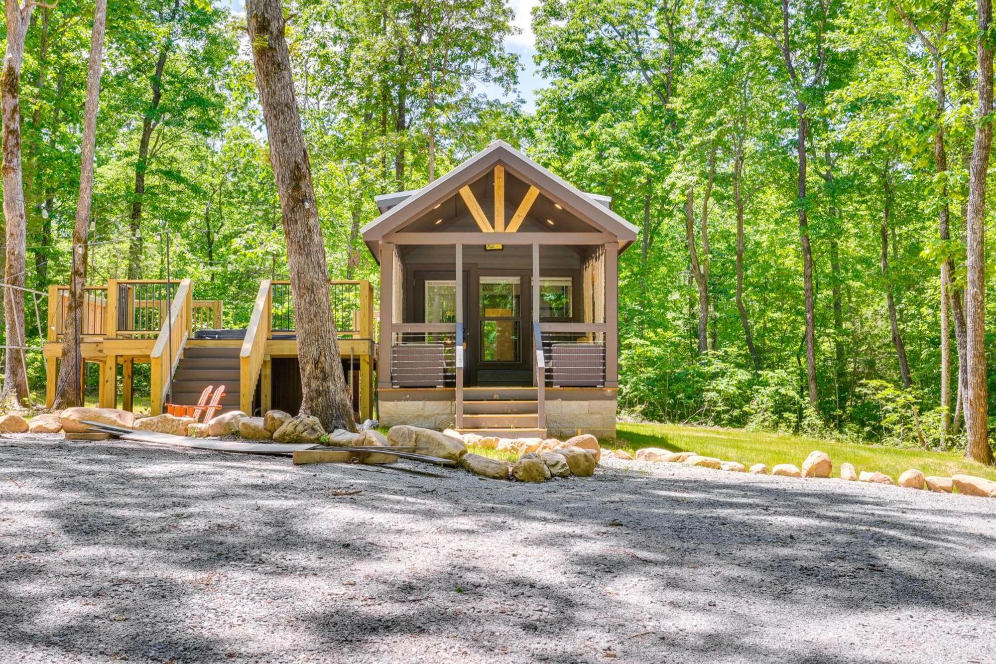 Monteagle Cabin With Swim Spa, Sauna And Fire Pit! Exterior foto