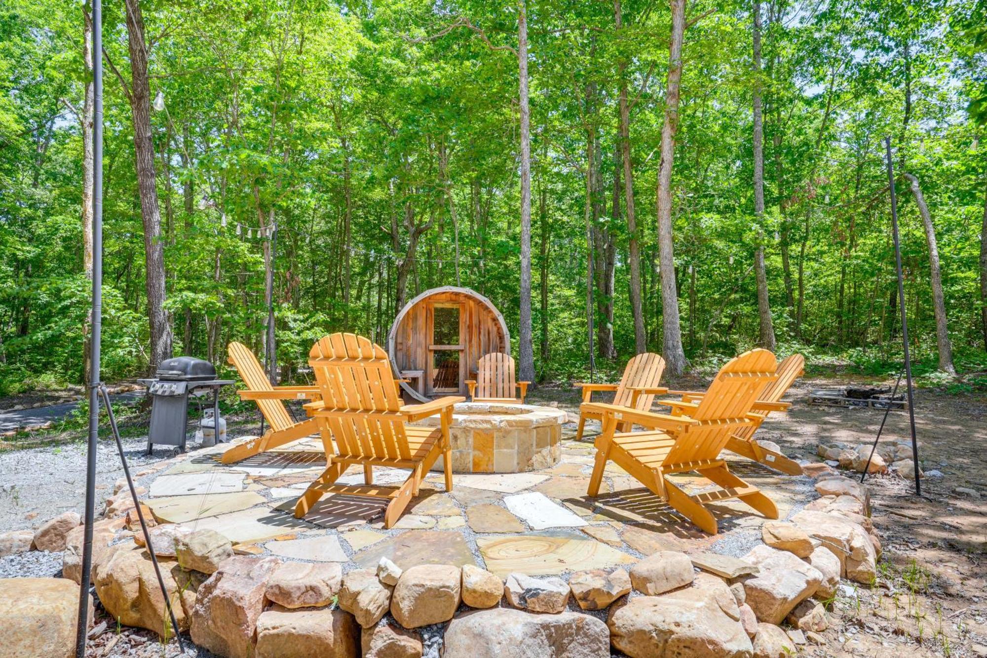 Monteagle Cabin With Swim Spa, Sauna And Fire Pit! Exterior foto